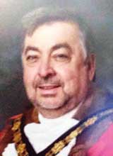 Picture of Cyng. J.S. Edmunds. Mayor of Llanelli 2017 - 18 